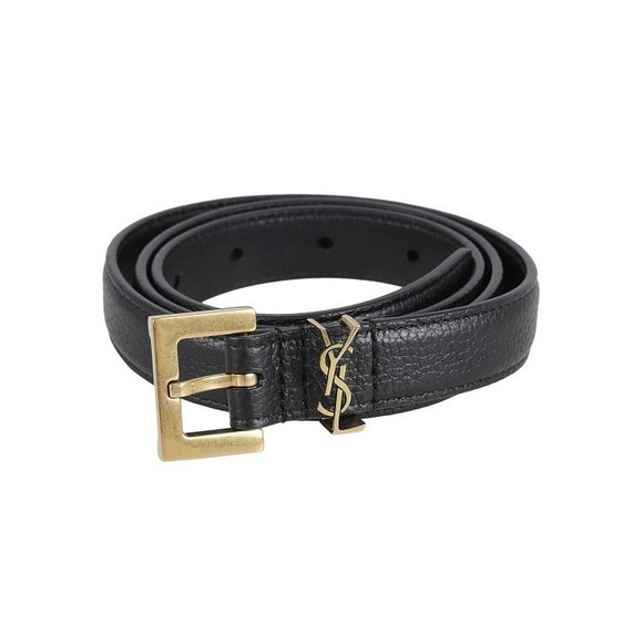 Saint Laurent Calfskin Belt With Classic Buckle - NWT - Picture 2 of 2